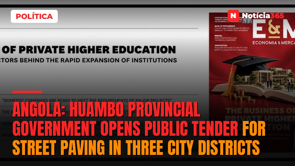 Angola: Huambo Provincial Government Opens Public Tender for Street Paving in Three City Districts
