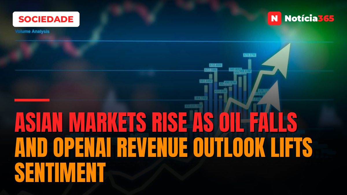 Asian Markets Rise as Oil Falls and OpenAI Revenue Outlook Lifts Sentiment