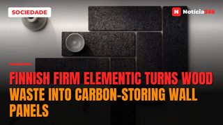Finnish Firm Elementic Turns Wood Waste Into Carbon-Storing Wall Panels