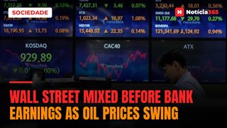 Wall Street Mixed Before Bank Earnings as Oil Prices Swing