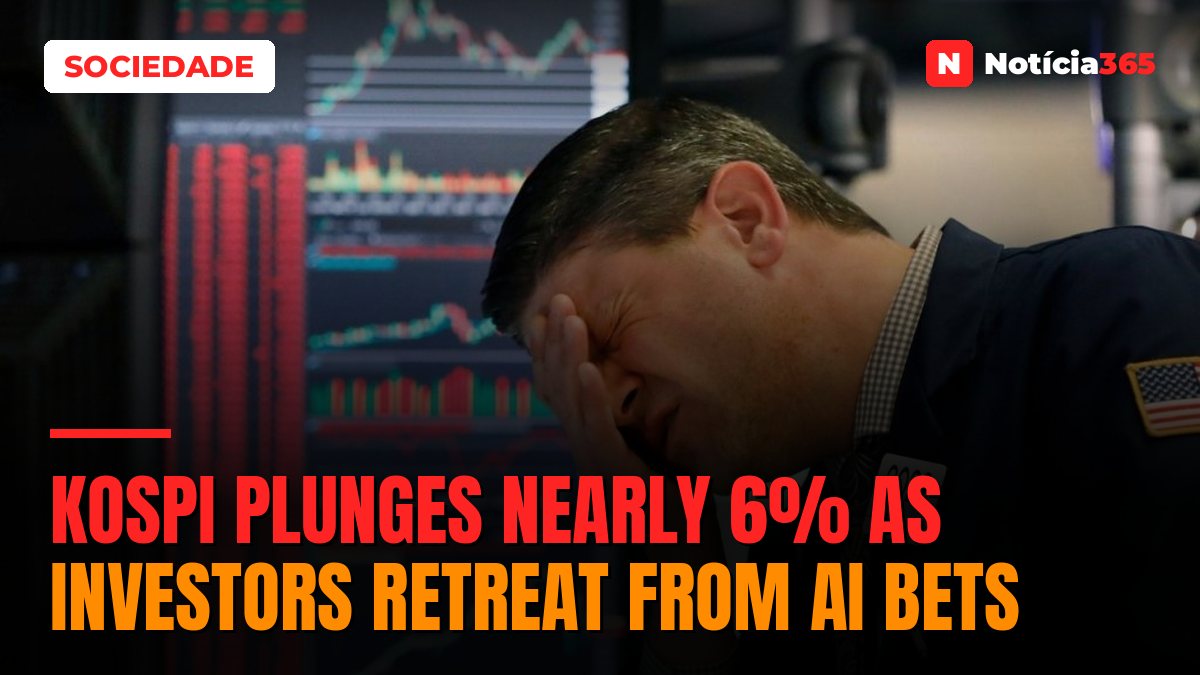 Kospi Plunges Nearly 6% as Investors Retreat from AI Bets