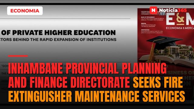 Inhambane Provincial Planning and Finance Directorate seeks fire extinguisher maintenance services