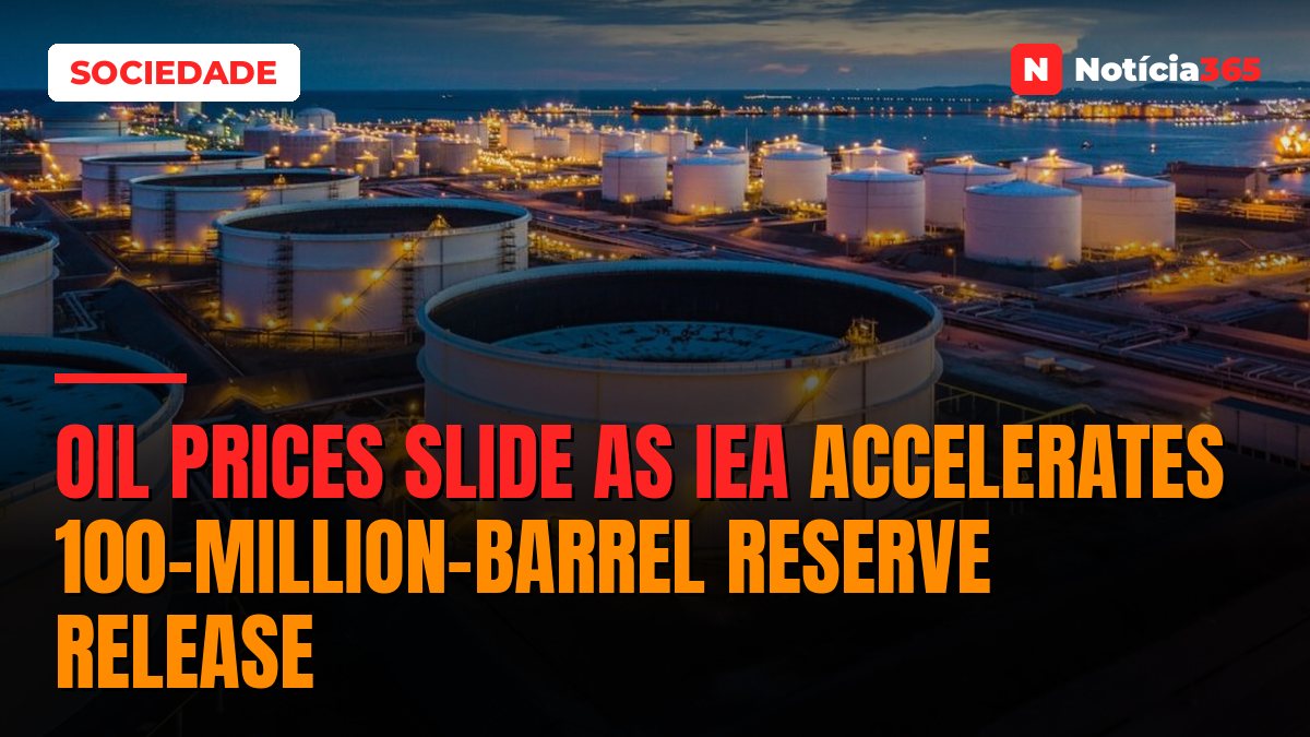 Oil Prices Slide as IEA Accelerates 100-Million-Barrel Reserve Release