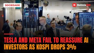 Tesla And Meta Fail to Reassure AI Investors as Kospi Drops 3%