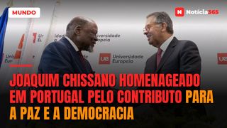 Joaquim Chissano homenageado em Portugal pelo contributo para a paz e a democracia