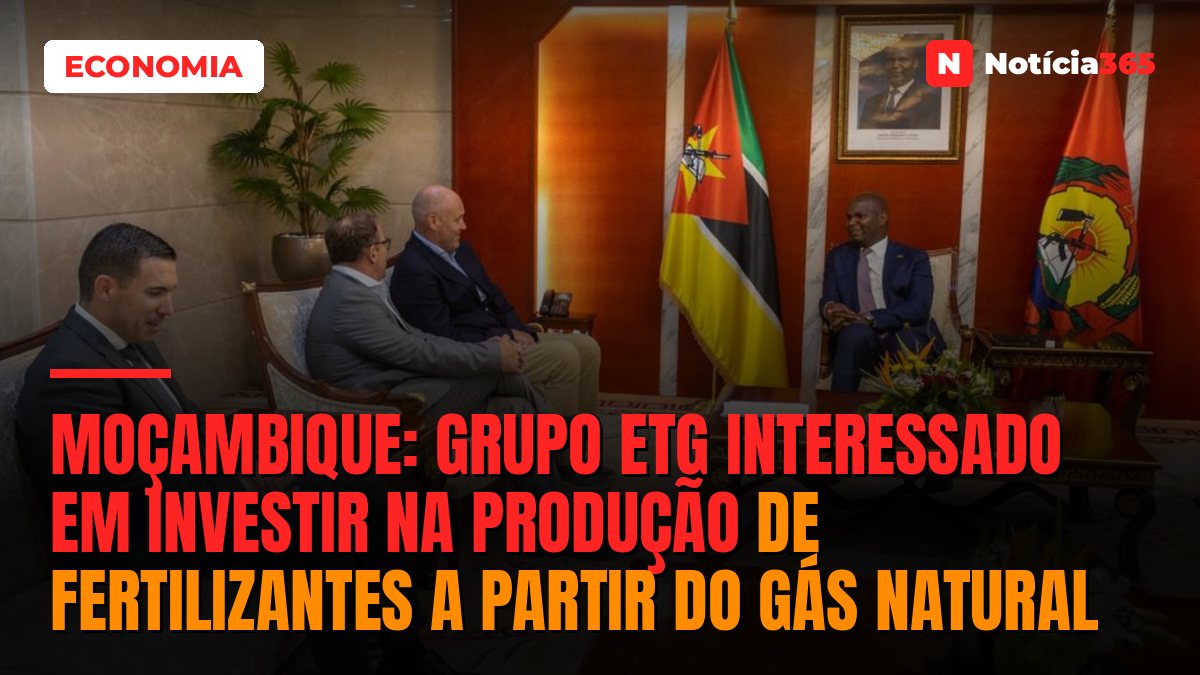 Moçambique: Grupo ETG interessado em investir na produção de fertilizantes a partir do gás natural