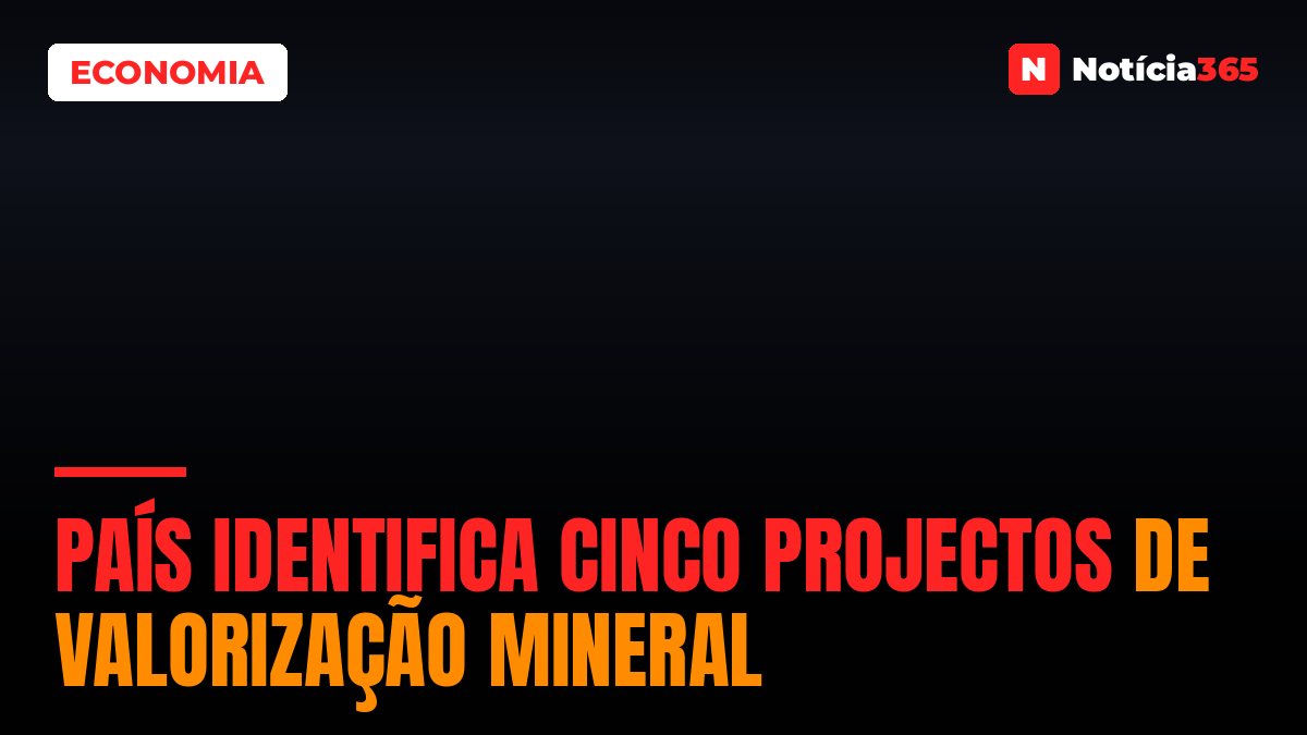 País identifica cinco projectos de valorização mineral