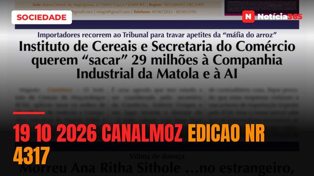 19 10 2026 Canalmoz Edicao nr 4317