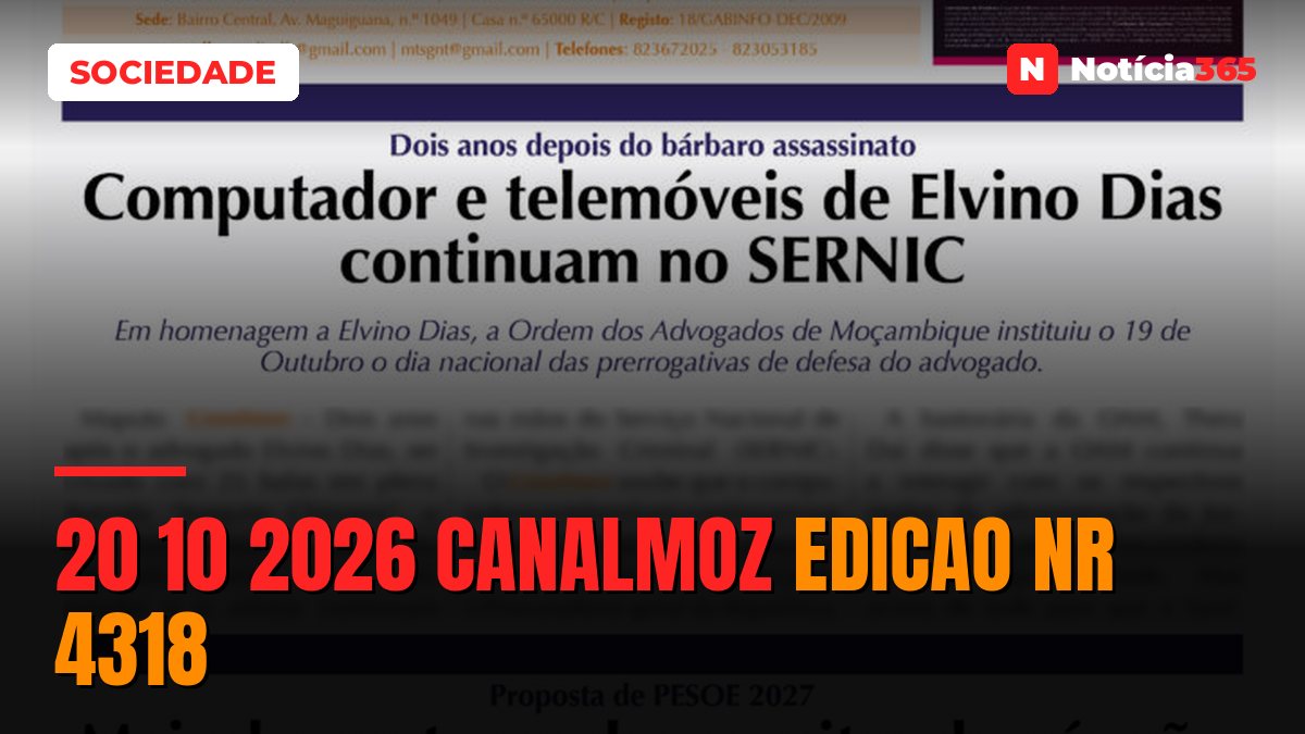 20 10 2026 Canalmoz Edicao nr 4318