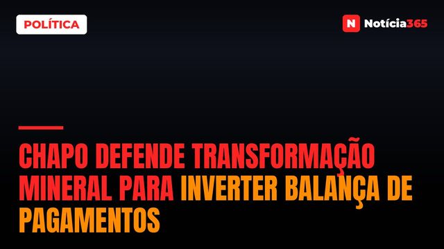 Chapo defende transformação mineral para inverter balança de pagamentos
