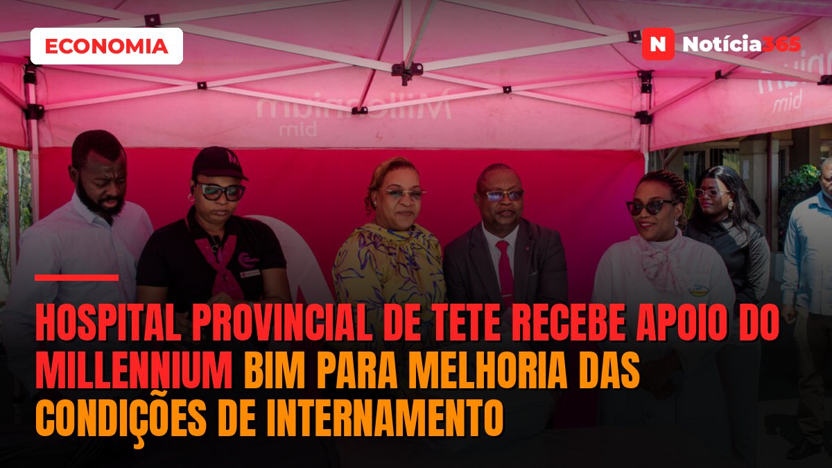 Hospital Provincial de Tete recebe apoio do Millennium bim para melhoria das condições de internamento