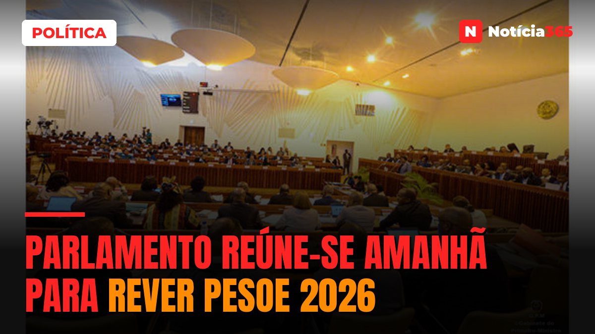 Parlamento reúne-se amanhã para rever PESOE 2026