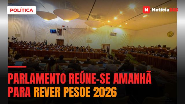 Parlamento reúne-se amanhã para rever PESOE 2026