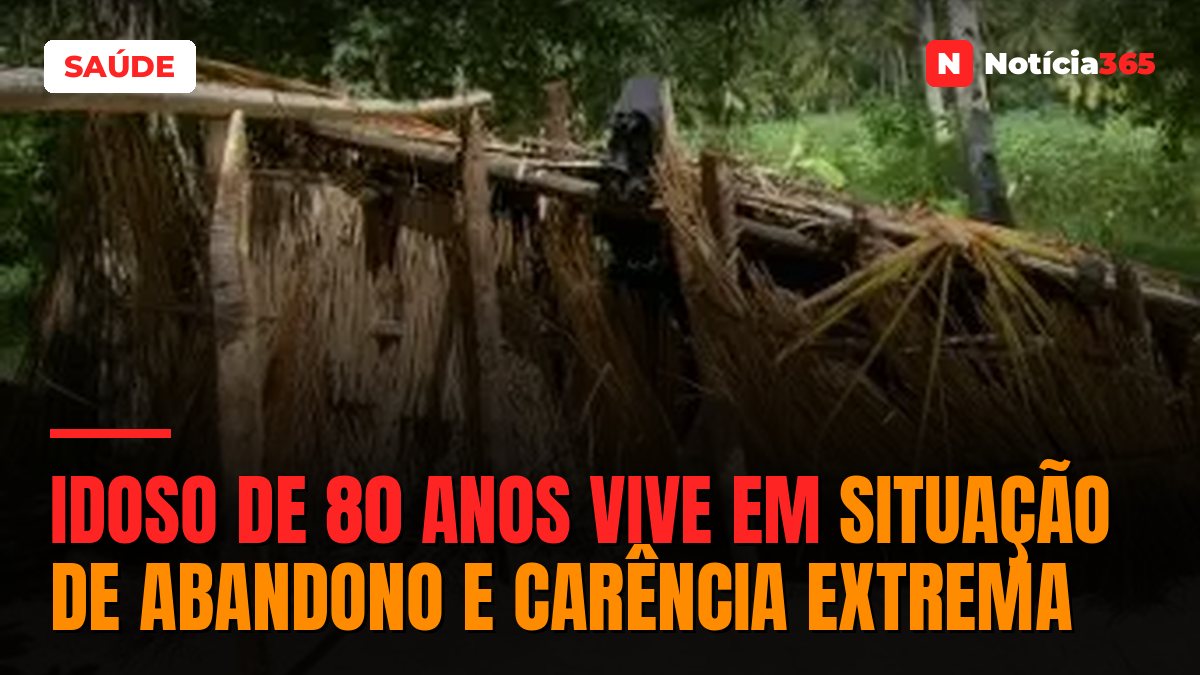 IDOSO DE 80 ANOS VIVE EM SITUAÇÃO DE ABANDONO E CARÊNCIA EXTREMA