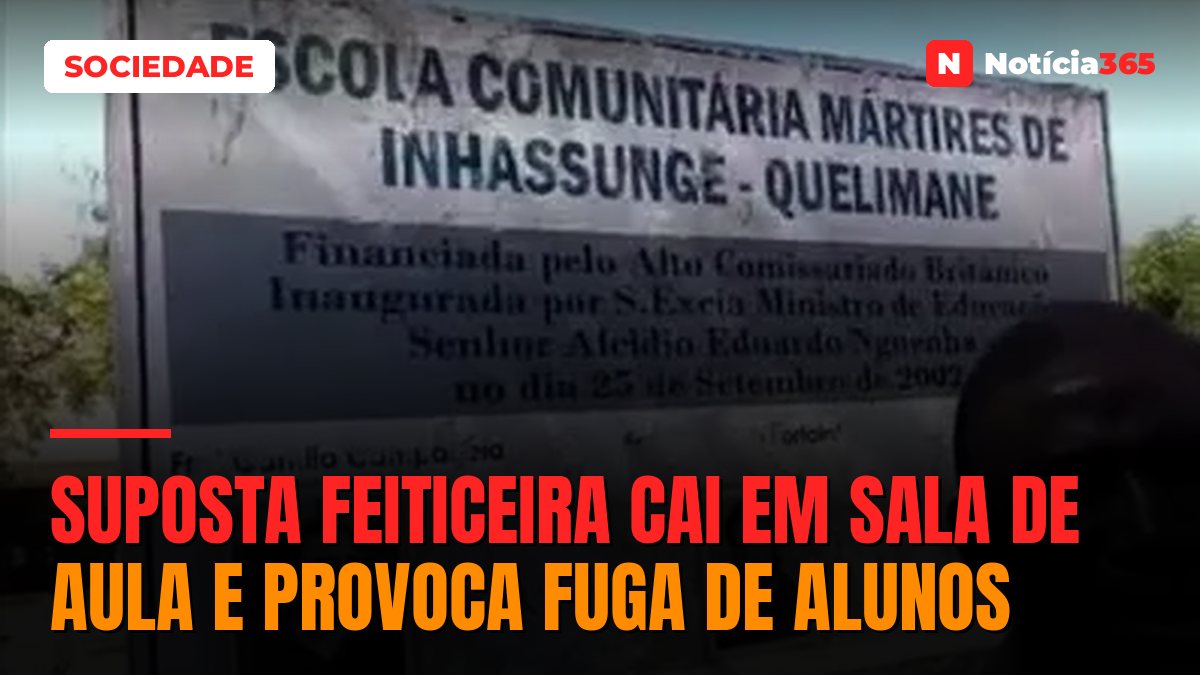 SUPOSTA FEITICEIRA CAI EM SALA DE AULA E PROVOCA FUGA DE ALUNOS