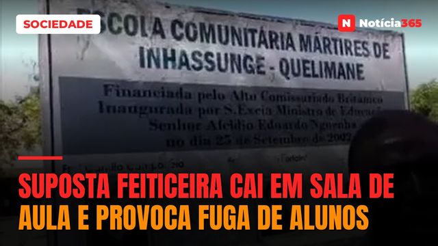 SUPOSTA FEITICEIRA CAI EM SALA DE AULA E PROVOCA FUGA DE ALUNOS