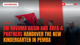 Eni Rovuma Basin and Area 4 partners handover the new kindergarten in Pemba