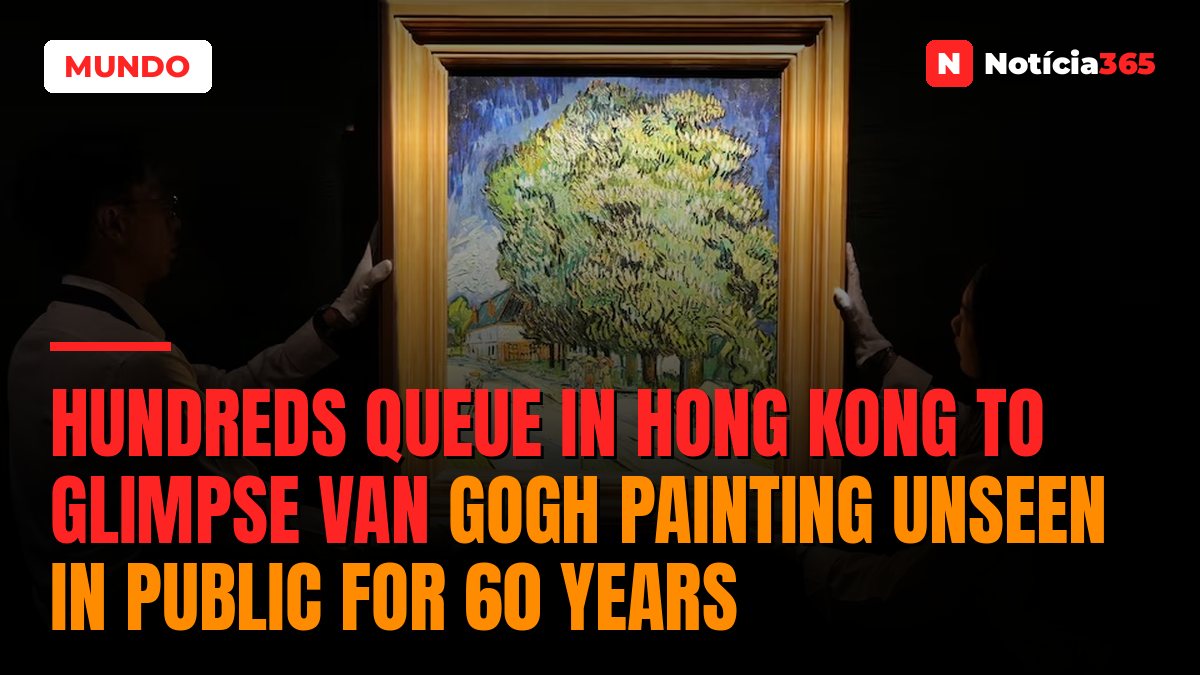 Hundreds queue in Hong Kong to glimpse Van Gogh painting unseen in public for 60 years