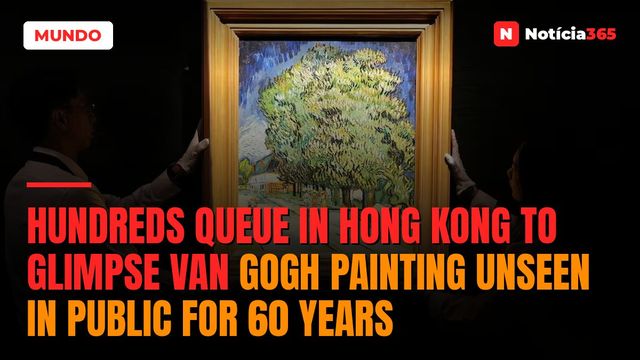 Hundreds queue in Hong Kong to glimpse Van Gogh painting unseen in public for 60 years
