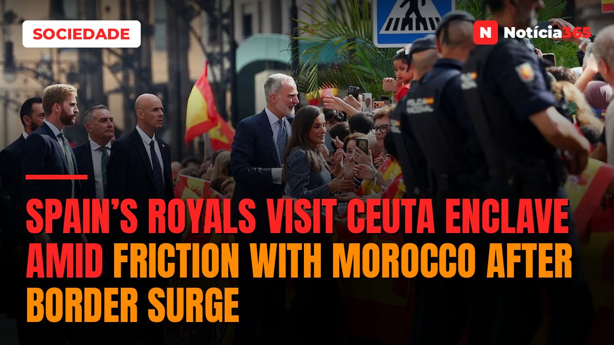 Spain’s royals visit Ceuta enclave amid friction with Morocco after border surge