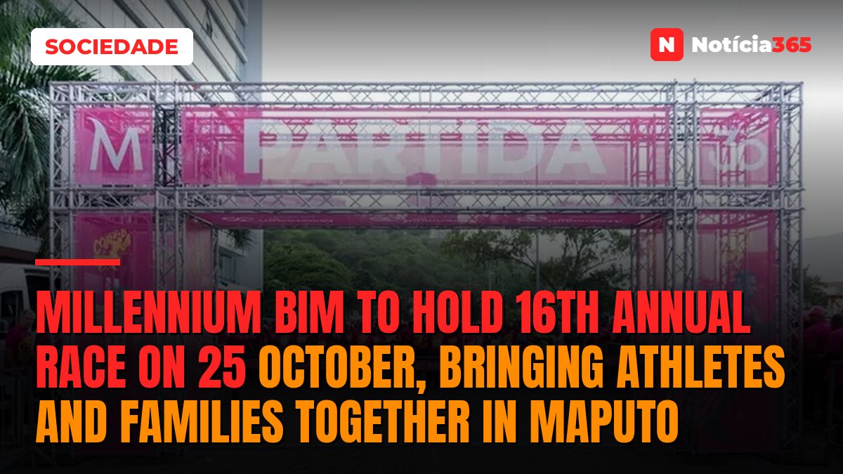 Millennium bim to hold 16th annual race on 25 October, bringing athletes and families together in Maputo