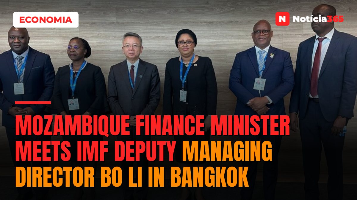 Mozambique Finance Minister meets IMF Deputy Managing Director Bo Li in Bangkok