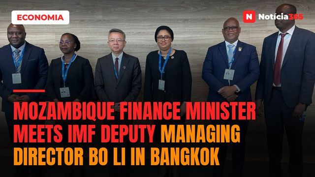 Mozambique Finance Minister meets IMF Deputy Managing Director Bo Li in Bangkok