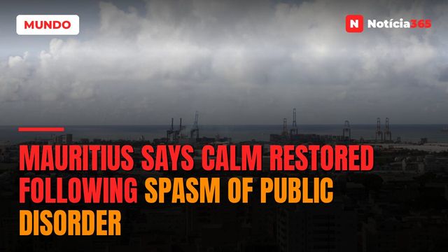 Mauritius says calm restored following spasm of public disorder