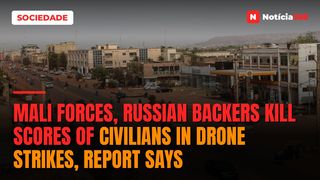 Mali forces, Russian backers kill scores of civilians in drone strikes, report says