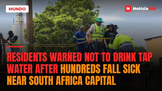 Residents warned not to drink tap water after hundreds fall sick near South Africa capital