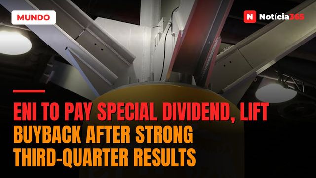 Eni to pay special dividend, lift buyback after strong third-quarter results