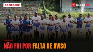 NÃO FOI POR FALTA DE AVISO
