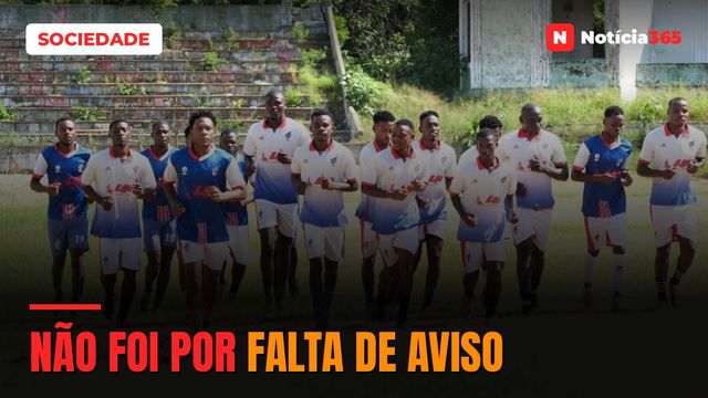 NÃO FOI POR FALTA DE AVISO