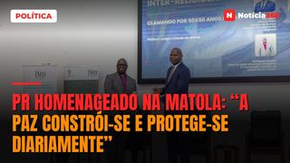 PR homenageado na Matola: “a paz constrói-se e protege-se diariamente”
