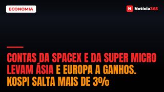 Contas da SpaceX e da Super Micro Levam Ásia e Europa a Ganhos. Kospi Salta Mais de 3%