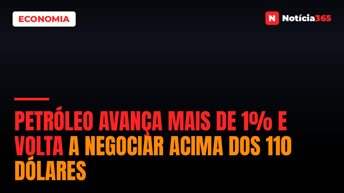 Petróleo Avança Mais de 1% e Volta a Negociar Acima Dos 110 Dólares