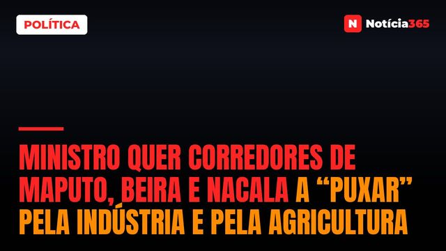 Ministro Quer Corredores de Maputo, Beira e Nacala a “Puxar” Pela indústria e Pela Agricultura