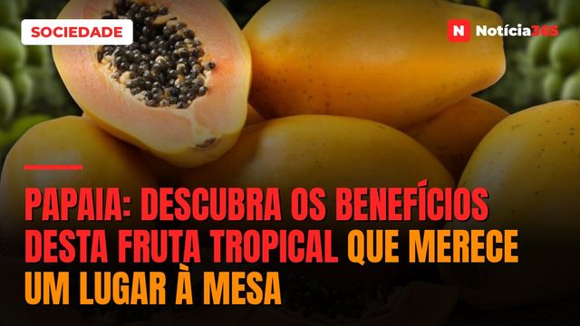 Papaia: Descubra os Benefícios Desta Fruta Tropical Que Merece um Lugar à Mesa