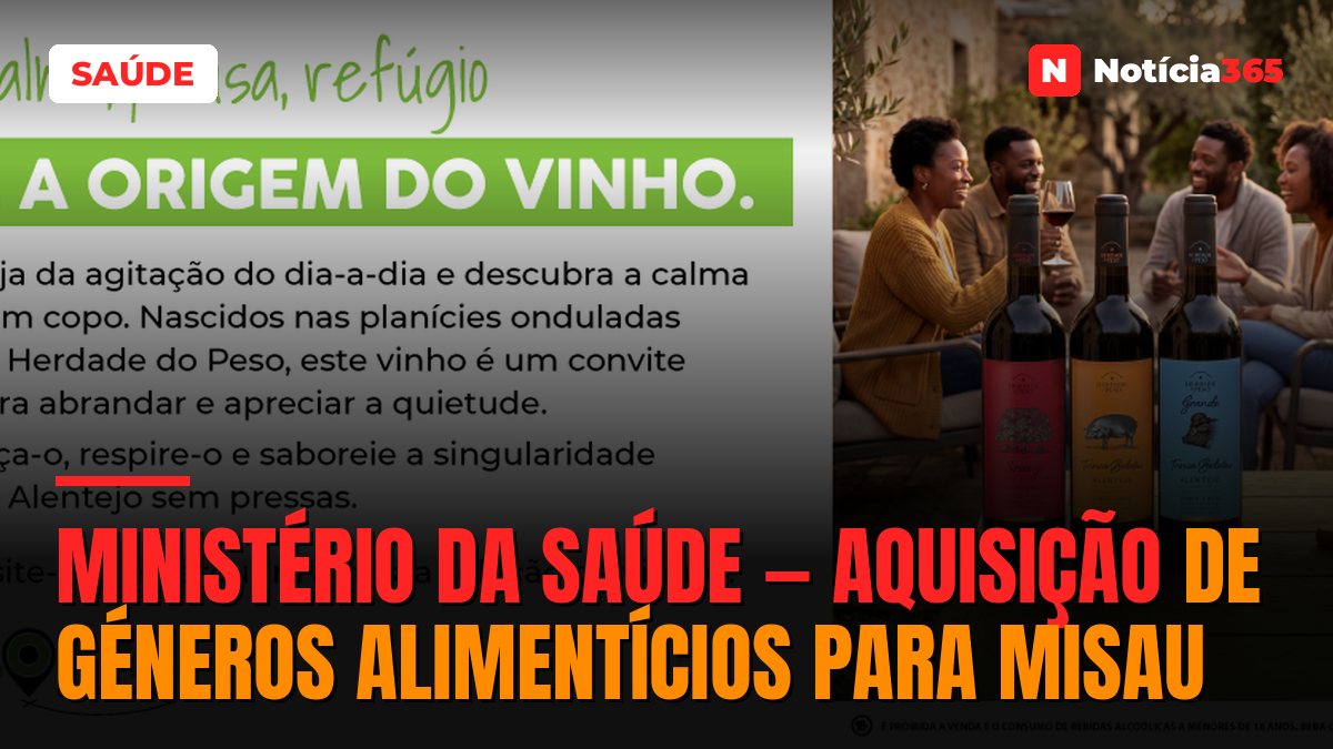 Ministério da Saúde — Aquisição de Géneros Alimentícios Para MISAU