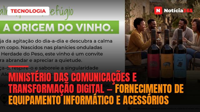 Ministério Das Comunicações e Transformação Digital — Fornecimento de Equipamento Informático e Acessórios