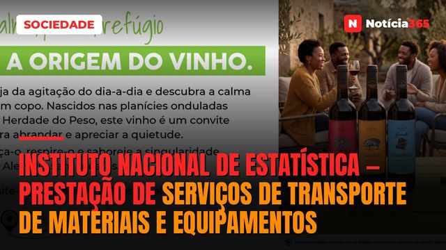 Instituto Nacional de Estatística — Prestação de Serviços de Transporte de Materiais e Equipamentos