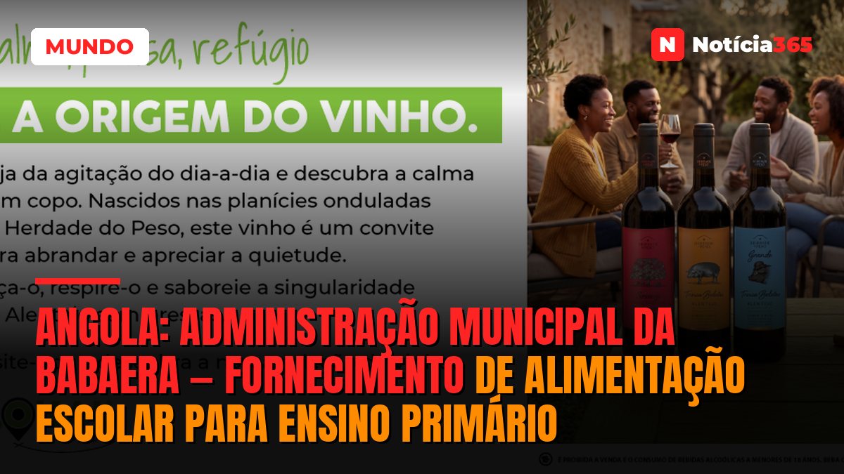 Angola: Administração Municipal da Babaera — Fornecimento de Alimentação Escolar para Ensino Primário