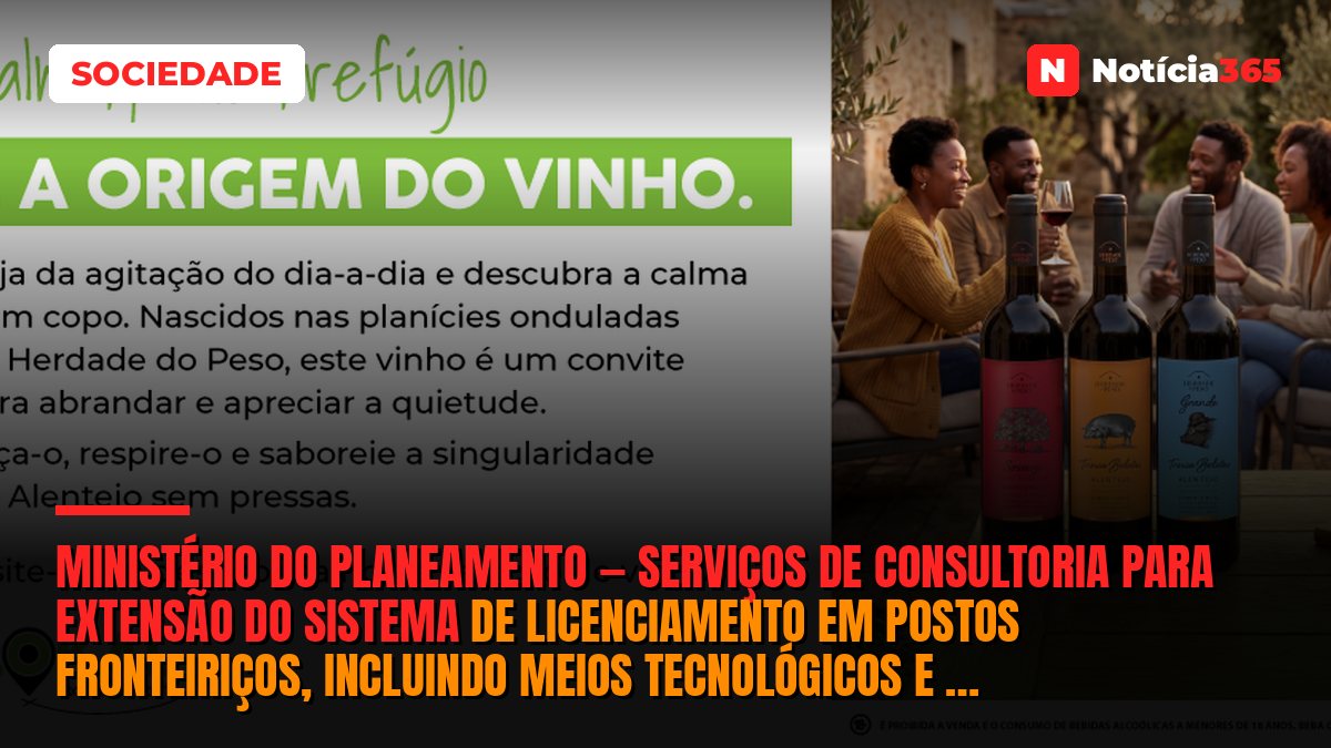 Ministério do Planeamento — Serviços de Consultoria Para Extensão do Sistema de Licenciamento em Postos Fronteiriços, Incluindo Meios Tecnológicos e Formação Técnica