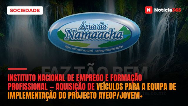 Instituto Nacional de Emprego e Formação Profissional — Aquisição de Veículos para a Equipa de Implementação do Projecto Ayeop/Jovem+