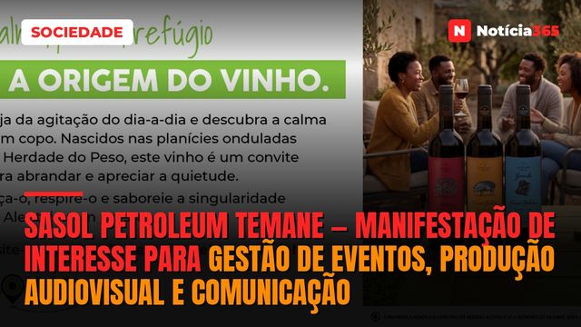 Sasol Petroleum Temane — Manifestação de Interesse Para Gestão de Eventos, Produção Audiovisual e Comunicação