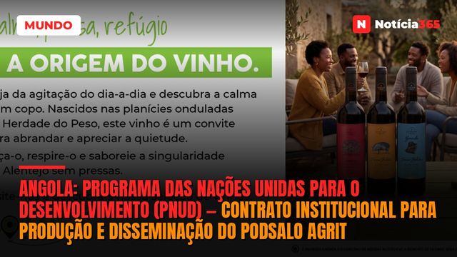 Angola: Programa Das Nações Unidas Para o Desenvolvimento (PNUD) — Contrato Institucional Para Produção e Disseminação do PodSalo AgriT