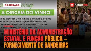 Ministério da Administração Estatal e Função Pública — Fornecimento de Bandeiras