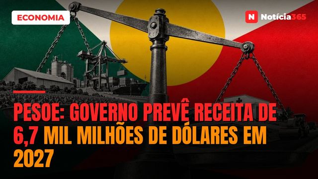 PESOE: Governo Prevê Receita de 6,7 Mil Milhões de Dólares em 2027