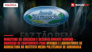 Ministerio da Educacao e Desenvolvimento Humano — Aquisicao de Equipamento Para Oficinas e Laboratórios de Agricultura do Instituto Medio Politécnico de Gorongosa