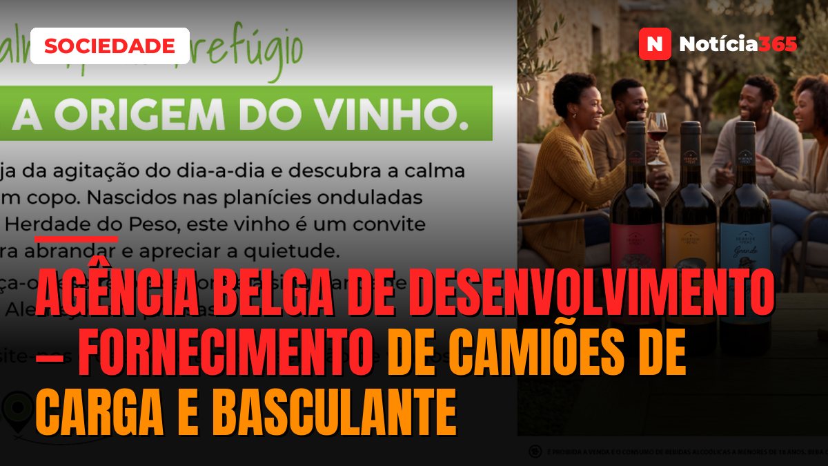 Agência Belga de Desenvolvimento — Fornecimento de Camiões de Carga e Basculante